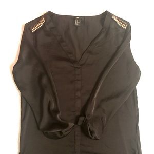 A Classy Black Embroidered Shirt
